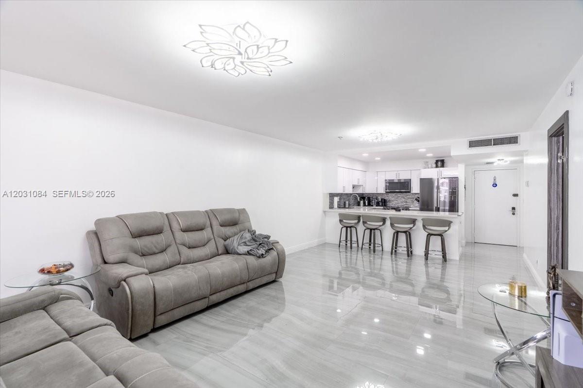 Open-concept living room
